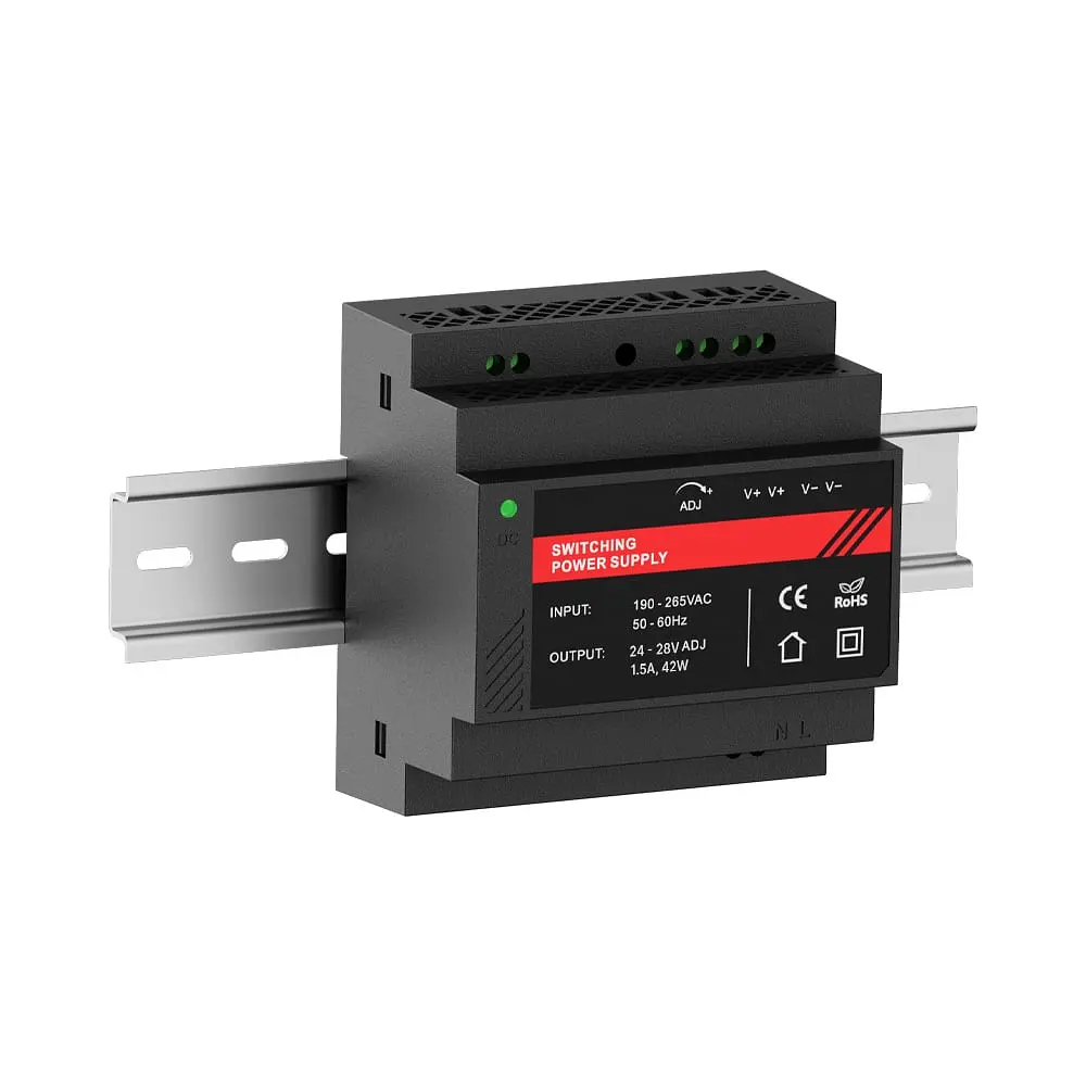 Джерело безперебійного живлення Kraft PSU-24015DIN(P) 24V з кріпленням на DIN-рейку (43-00111) - фото 2