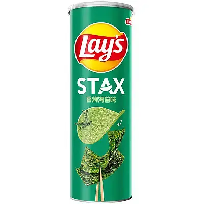 Чіпси Lay’s Stax Roasted Seaweed зі смаком норі 90 г