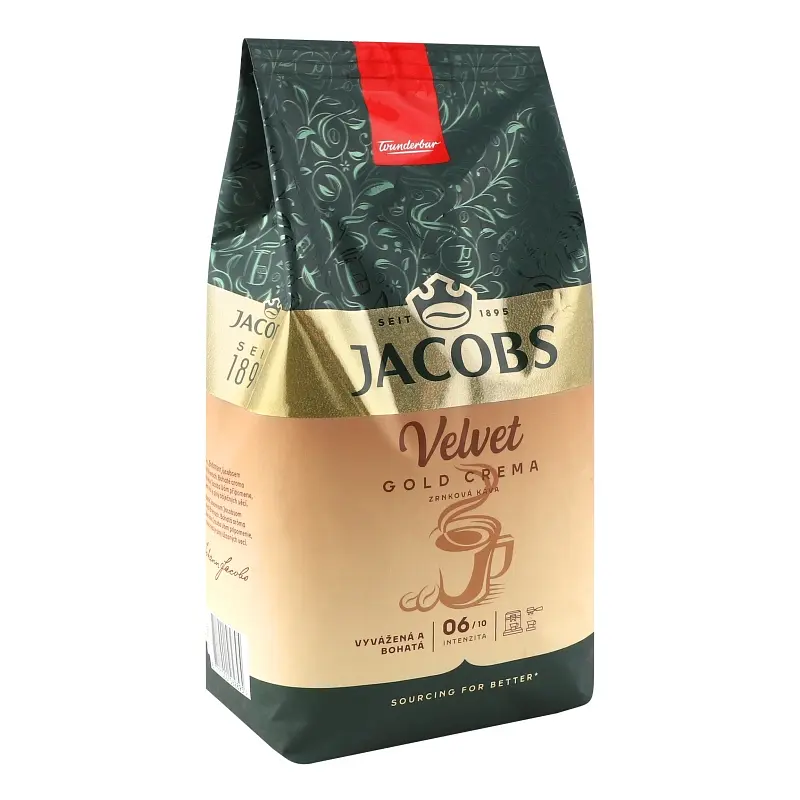 Кава в зернах Jacobs Velvet Gold Crema 1000 г - фото 3