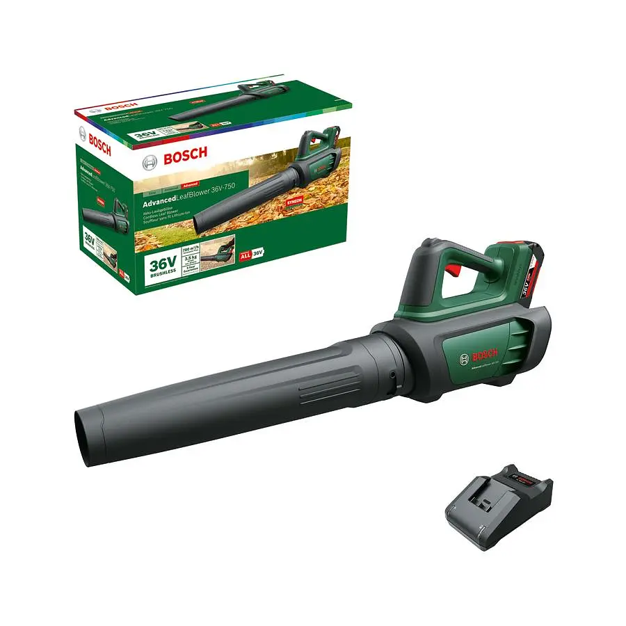 Повітродув садовий акумуляторний AdvancedLeafBlower 36В-750 Bosch teh0025720 - фото 8
