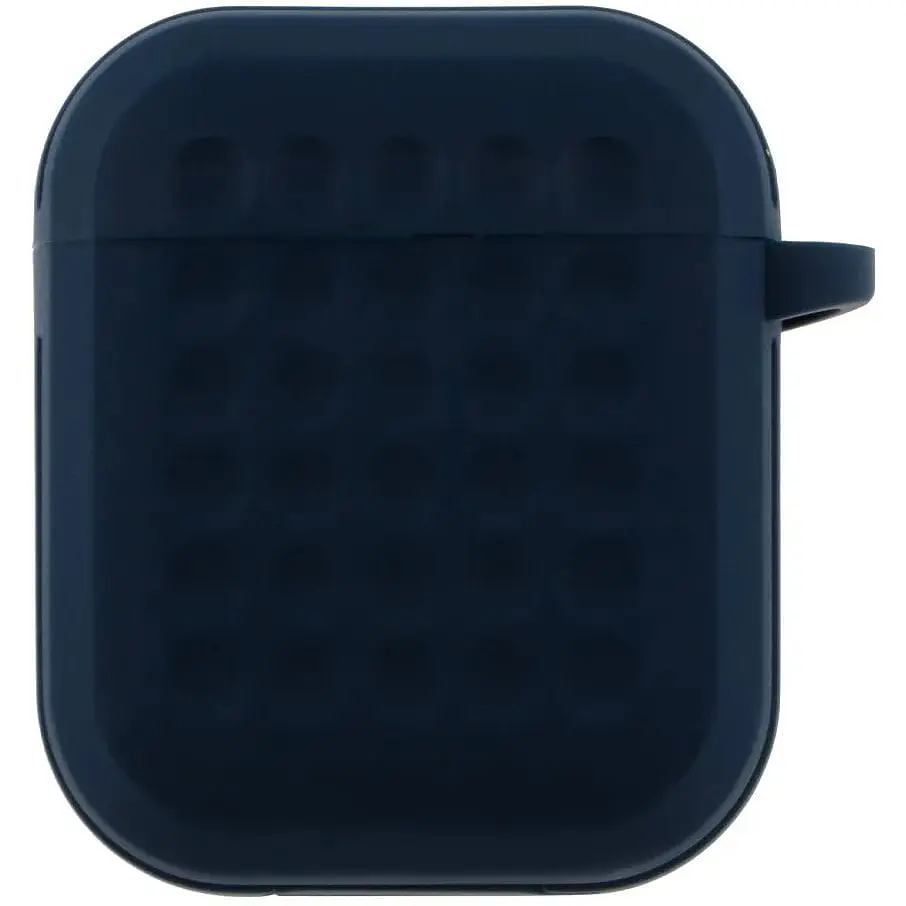 Футляр із карабіном Fashion Silicone Case Airpods 1/Airpods 2 Navy Blue (35263_3345611)