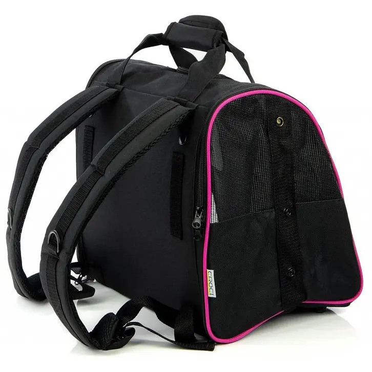 Сумка-переноска автокресло для животных Croci Scarlett 38x26x31 см черная (C2078181) - фото 6