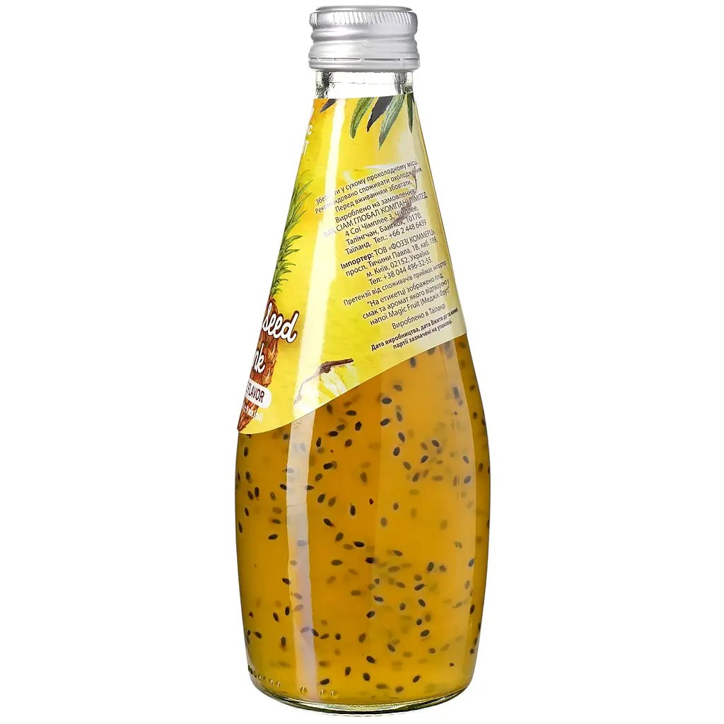 Напій Magic Fruit ананас з насінням базиліку 0.29 л - фото 4