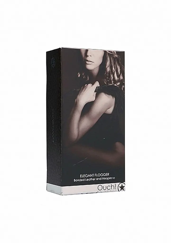 Флогер Ouch! Elegant Flogger, 39 см (сірий) - фото 2