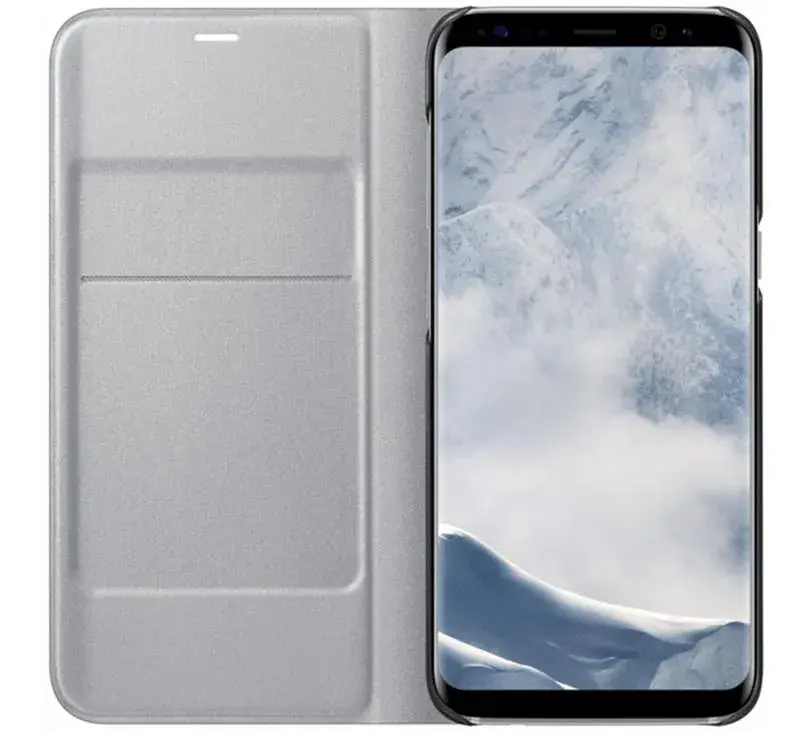 Чохол-книжка Samsung LED View Cover для Samsung Galaxy S8+ G955 Silver (EF-NG955PSEGRU)