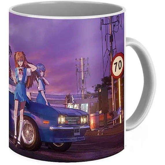 Кухоль GeekLand Evangelion Євангеліон neon EV 02.12 330 мл білий - фото 2