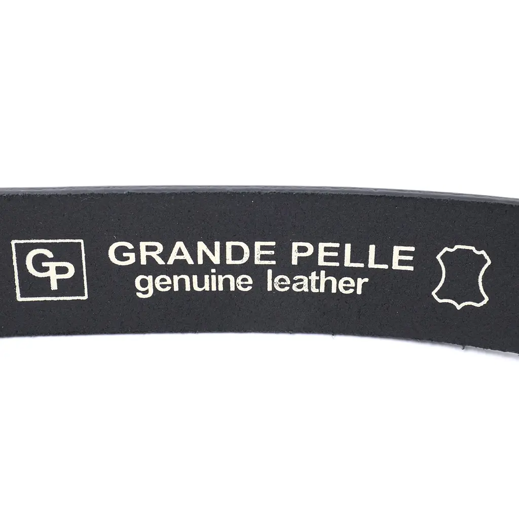 Ремінь шкіряний Grande Pelle чоловічий 3,4х120 см acs0026899 - фото 3