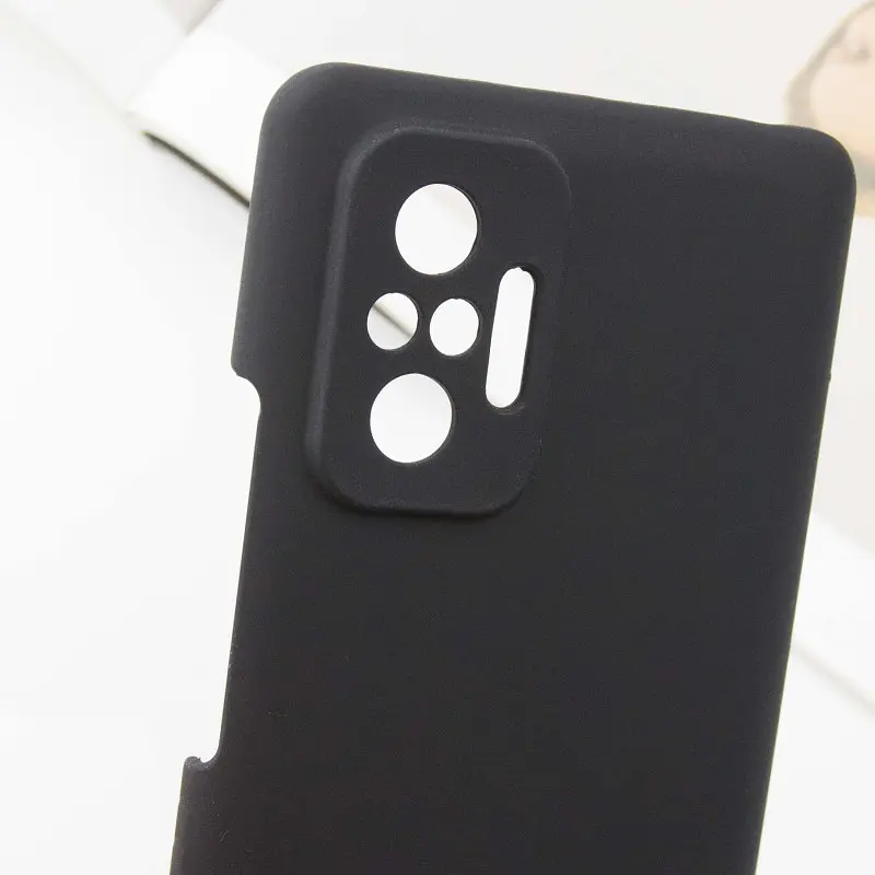 Чохол Silicone Cover Lakshmi Full Camera (AAA) для Xiaomi Redmi Note 10 Pro / 10 Pro Max Чорний / Black - фото 4