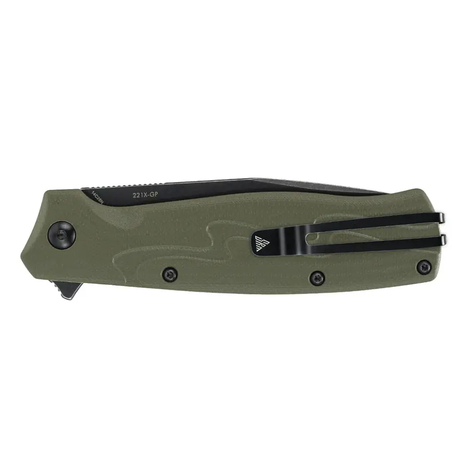 Ніж складаний туристичний SRM 221X-GP (9.2 см) 14C28N / G10 зелений - фото 7