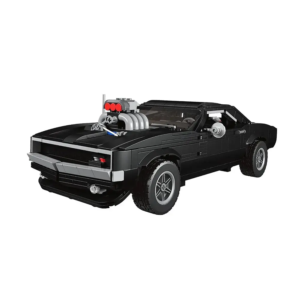 Конструктор детский Спортивный автомобиль Brick Set Black 1439 шт. - фото 3