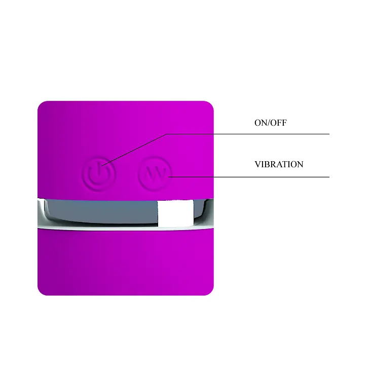 Вібратор Pretty Love Cvelyn Purple - фото 6