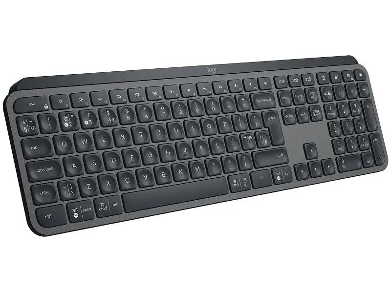 Клавіатура Logitech MX Keys Advanced for Business Wireless Illuminated UA Graphite (920-010251) - фото 4