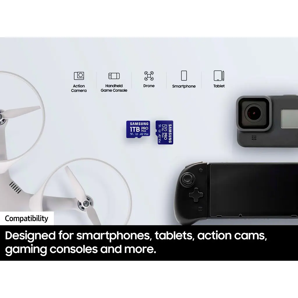 Карта пам'яті Samsung 256GB microSDXC class 10 UHS-I U3 V30 Pro Plus (MB-MD256SB/WW) - фото 4
