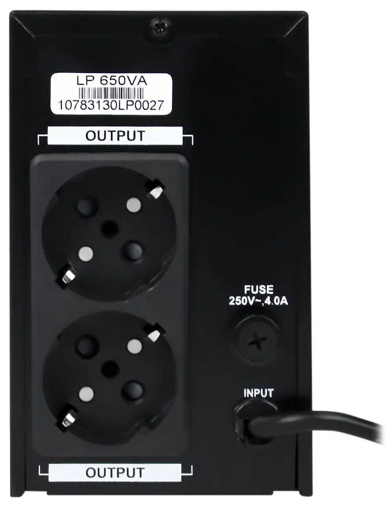 Джерело безперебійного живлення LogicPower 650 ВА / 390 Вт / 7.5 А*ч (00001078) - фото 4