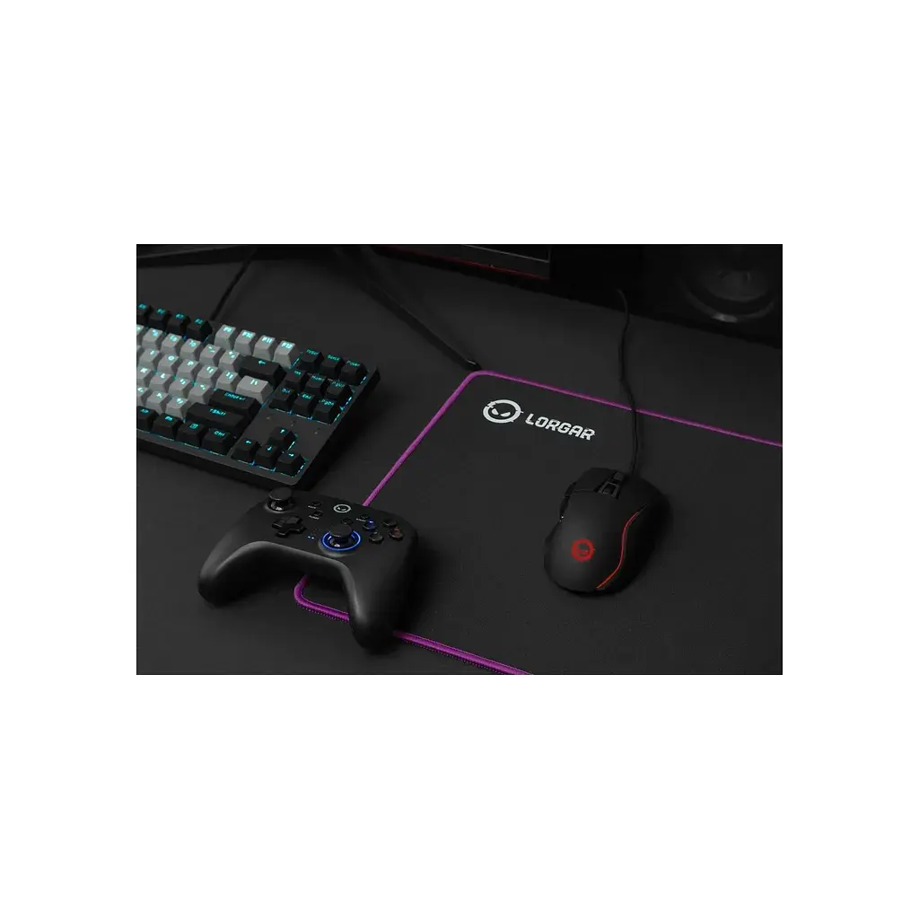 Килимок для мишки Lorgar Main 315 Black/Purple (LRG-GMP315) - фото 12