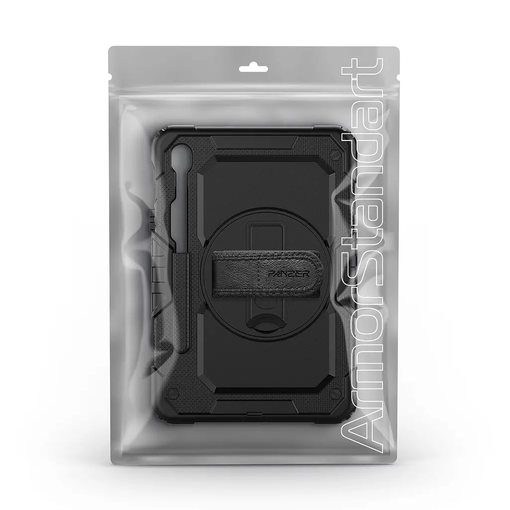 Чехол ArmorStandart Panzer для Samsung Tab S9 FE / S9 Black (ARM82518) - фото 5