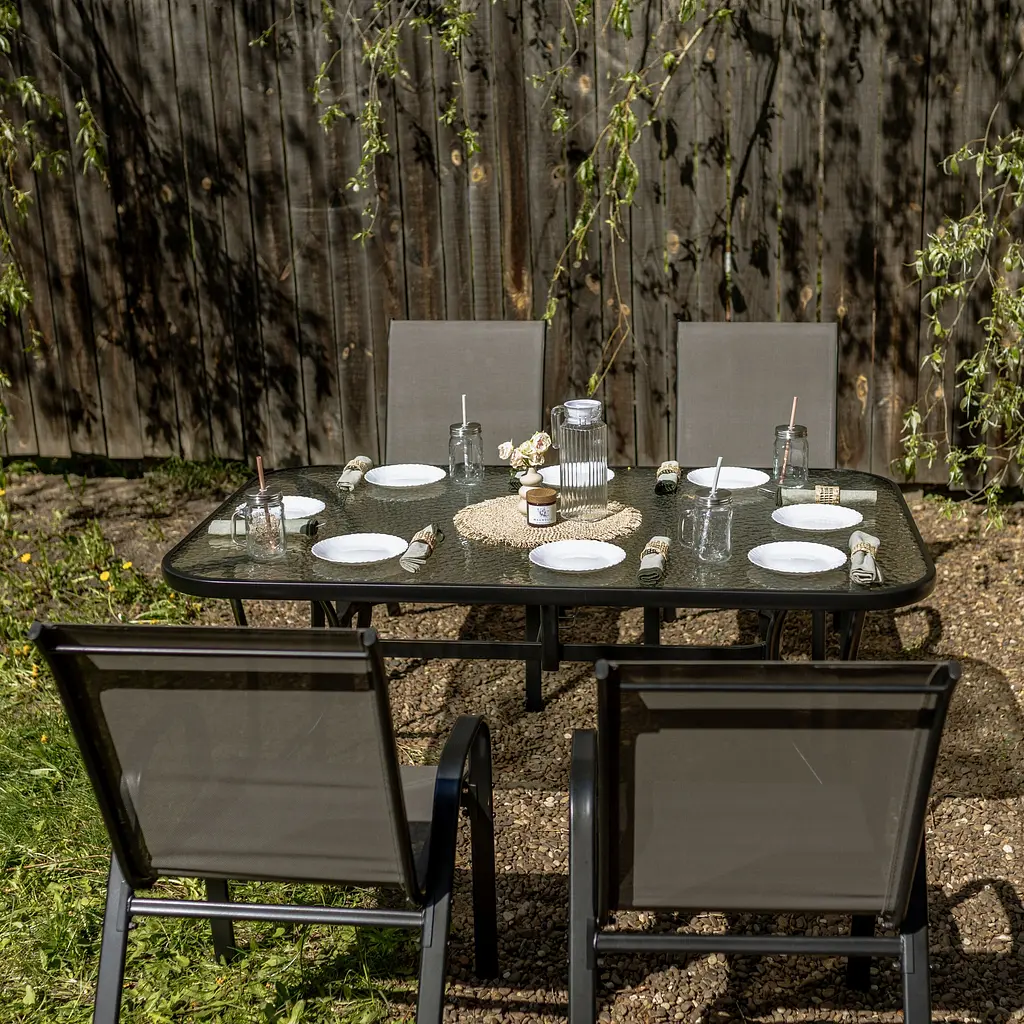 Комплект садових меблів 4Points Milano-4 з прямокутним столом 150х90х70см - фото 2