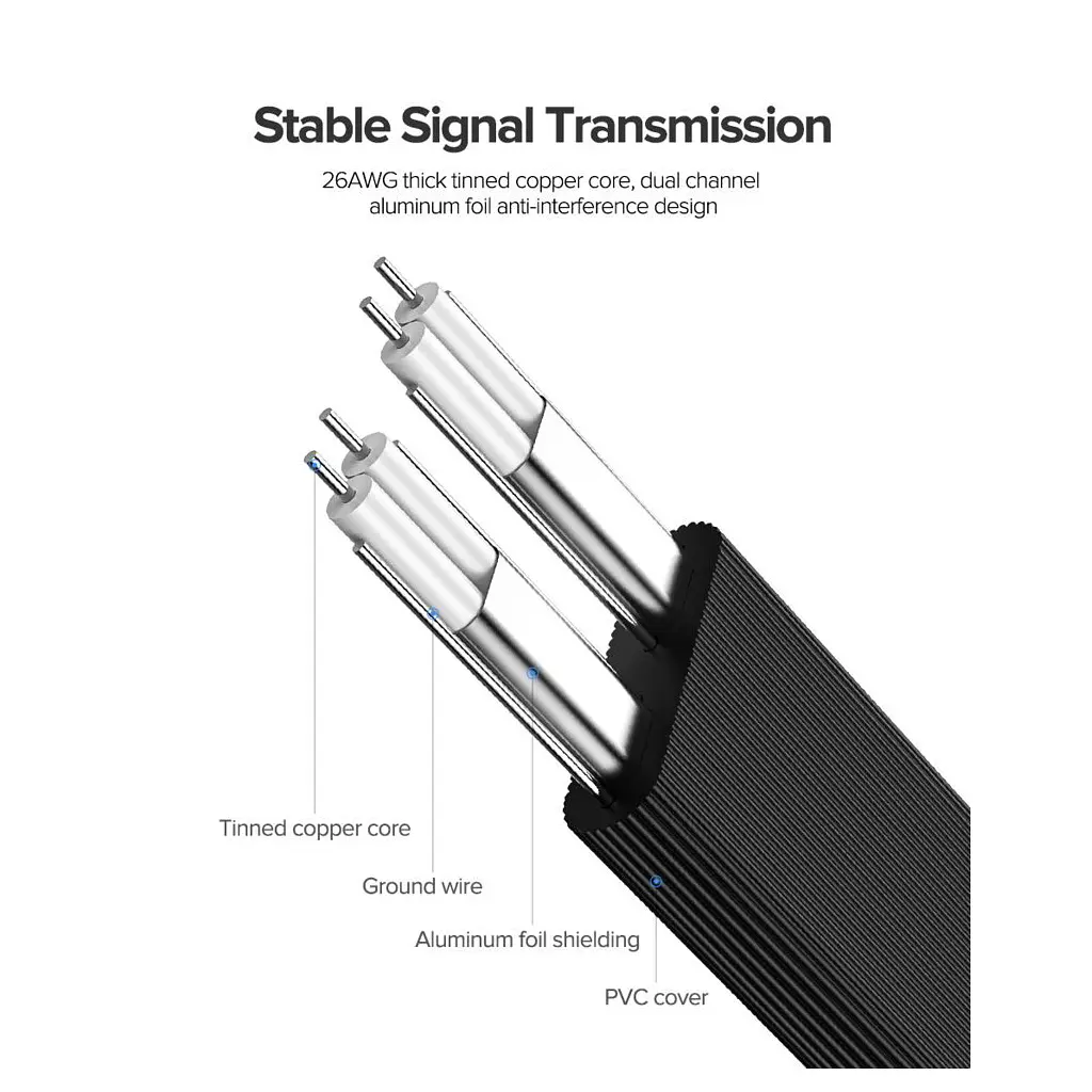 Кабель для передачі даних SATA 3 Data Cable 0.5m 90° corner US217 Black Ugreen (30797) - фото 6