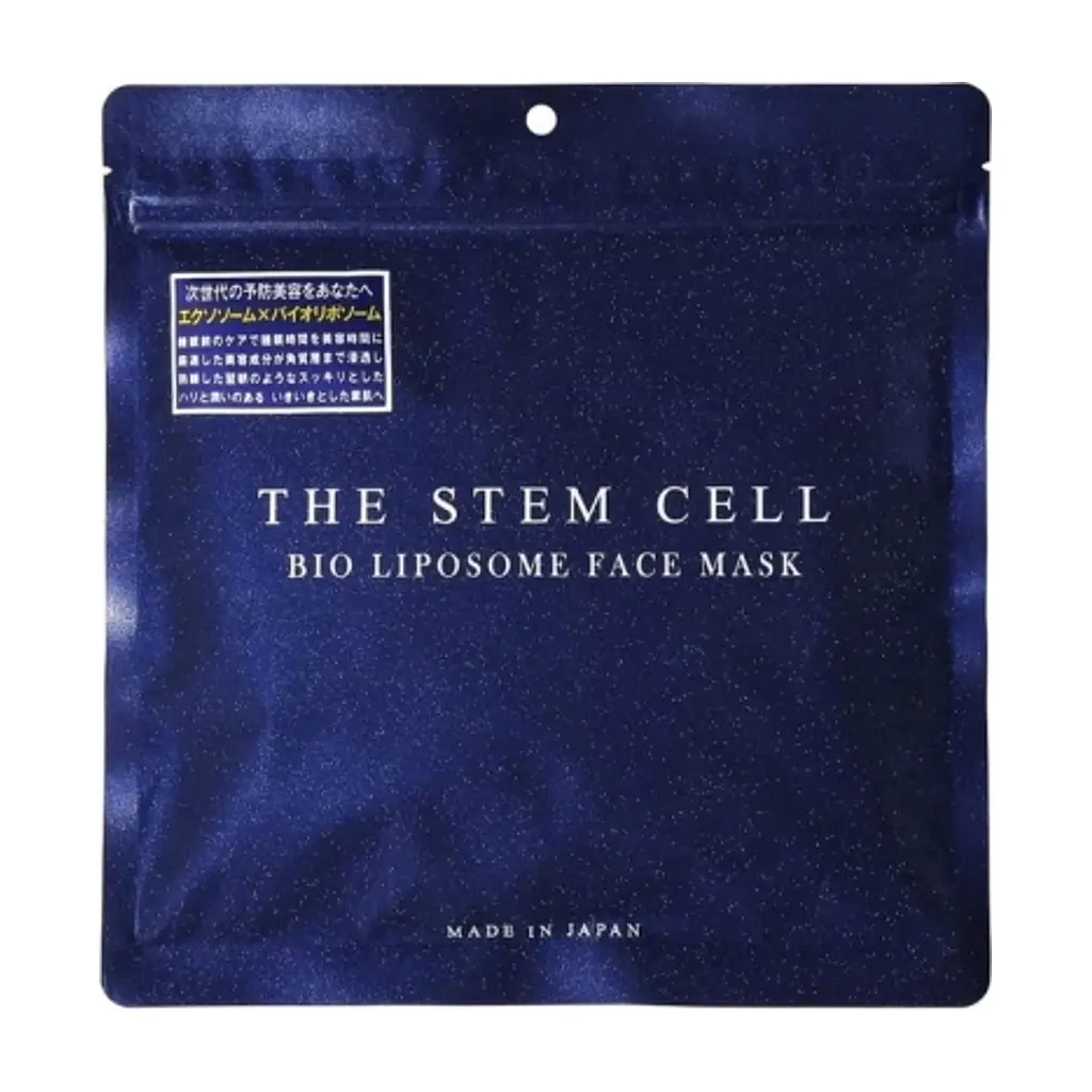 Маска для обличчя Kor Japan The Stem Cell Bio Liposome Face Mask Тканинна З біоліпосомами 30 шт (4571365223107) - фото 3
