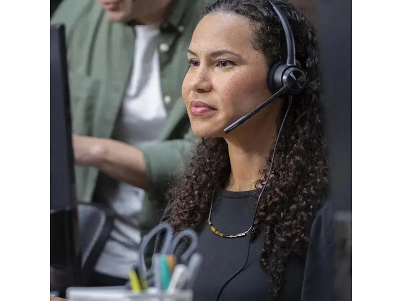 Спеціалізована гарнітура POLY Encore Pro 310 Black (77T43AA) Quick Disconnect - фото 2