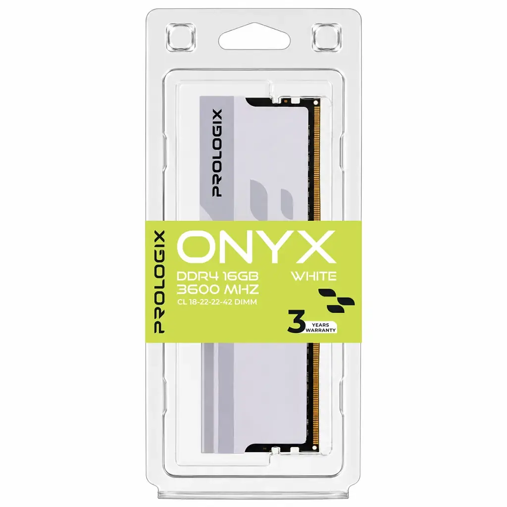 Модуль пам'яті для комп'ютера DDR4 16GB 3600 MHz Onyx White Prologix (PRO16GB3600YW4) - фото 4