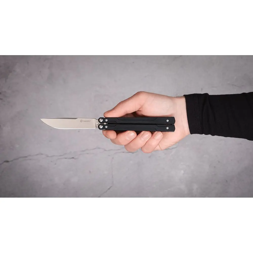 Нiж-метелик Ganzo G766-BK балiсонг - фото 11