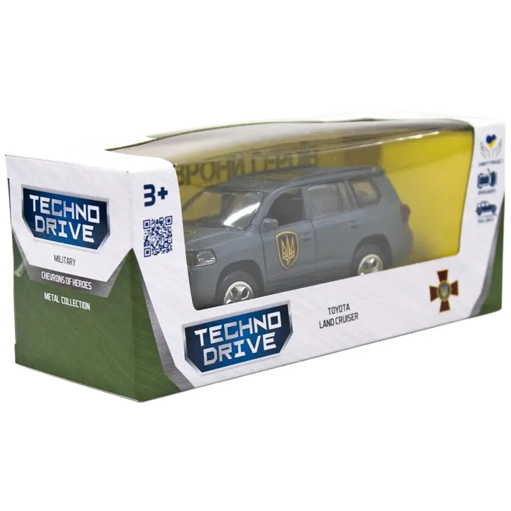 Автомодель TechnoDrive KM6010 серія Шеврони Героїв Toyota Land Cruiser Рубіж - фото 2