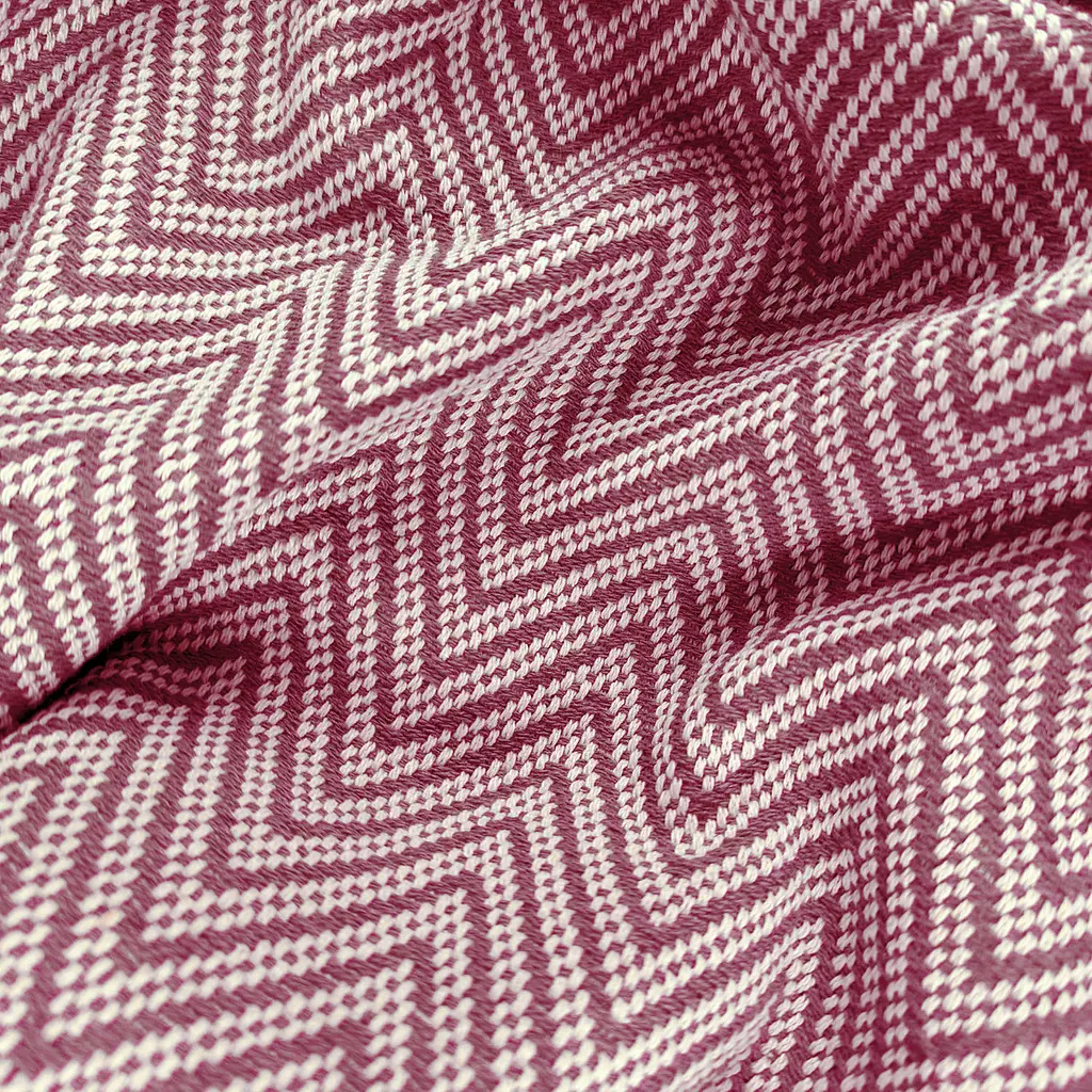 Плед хлопковый Cosas ZIGZAG CS4 180х230 см красный (Plaid_Zigzag_05Chilli_180x230) - фото 5