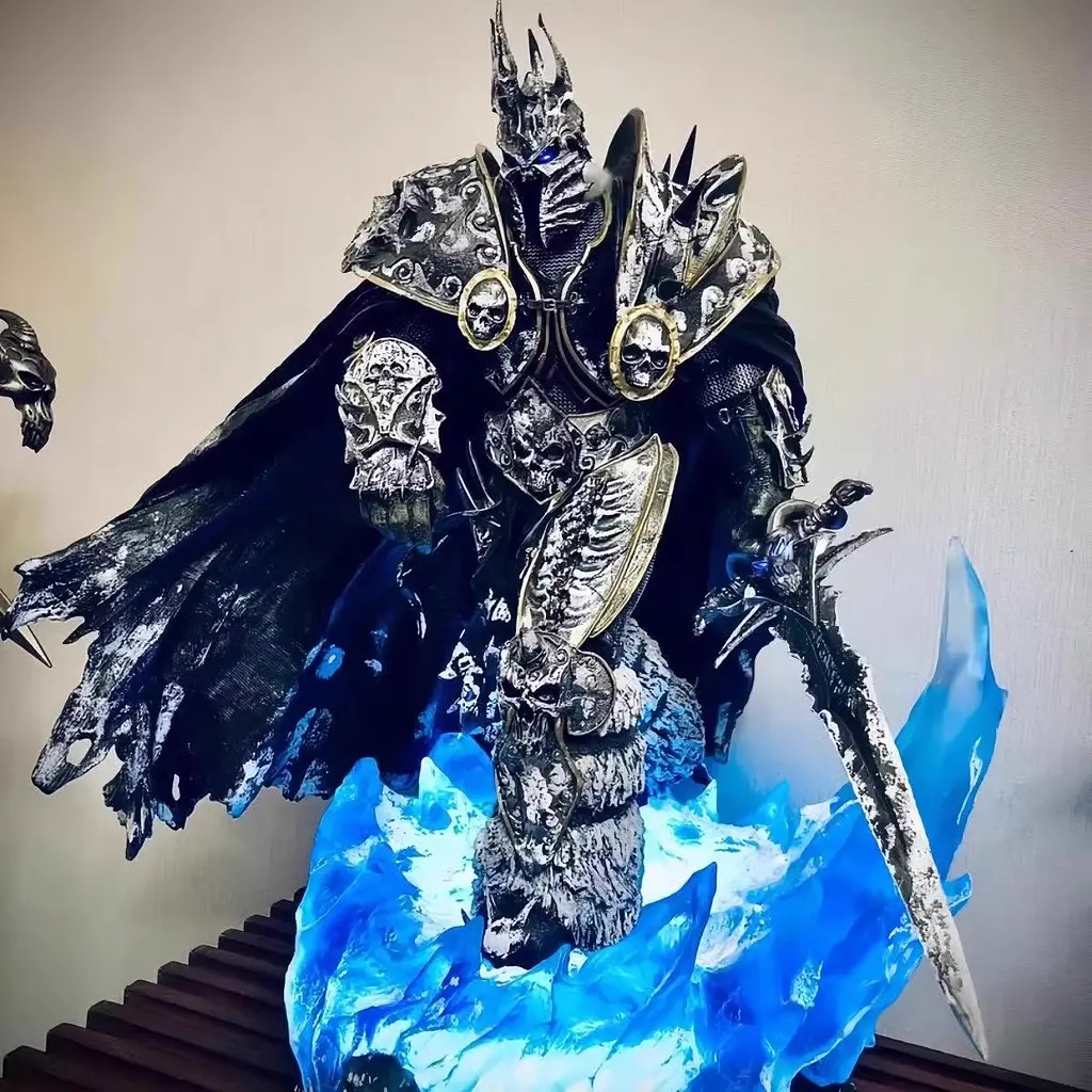 Фигурка светильник Варкрафт Король Лич Warcraft The Lich King 40 см - фото 3