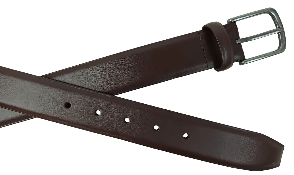 Ремінь WBL Trading чоловічий натуральна шкіра Темно-коричневий - фото 5
