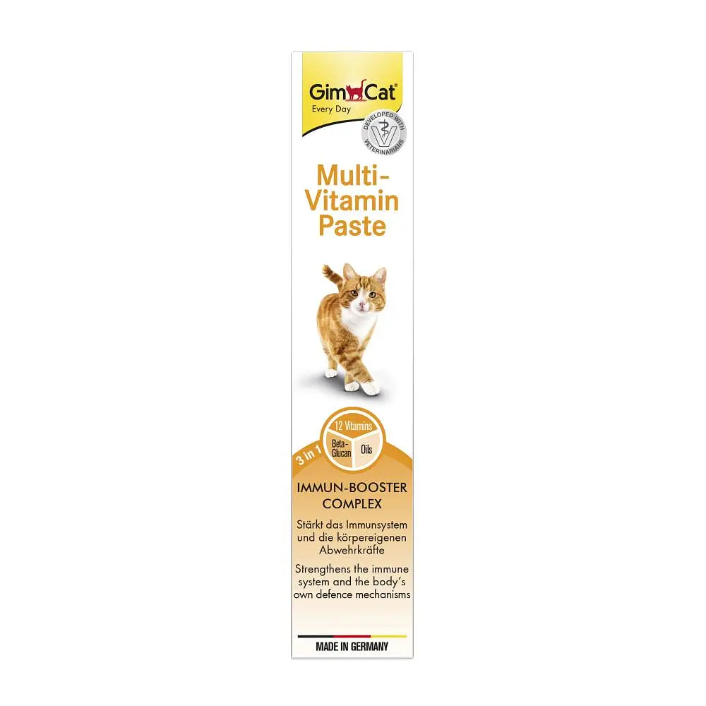Ласощі для кішок GimCat Multi-Vitamin Paste мультивітамін 50 г - фото 3