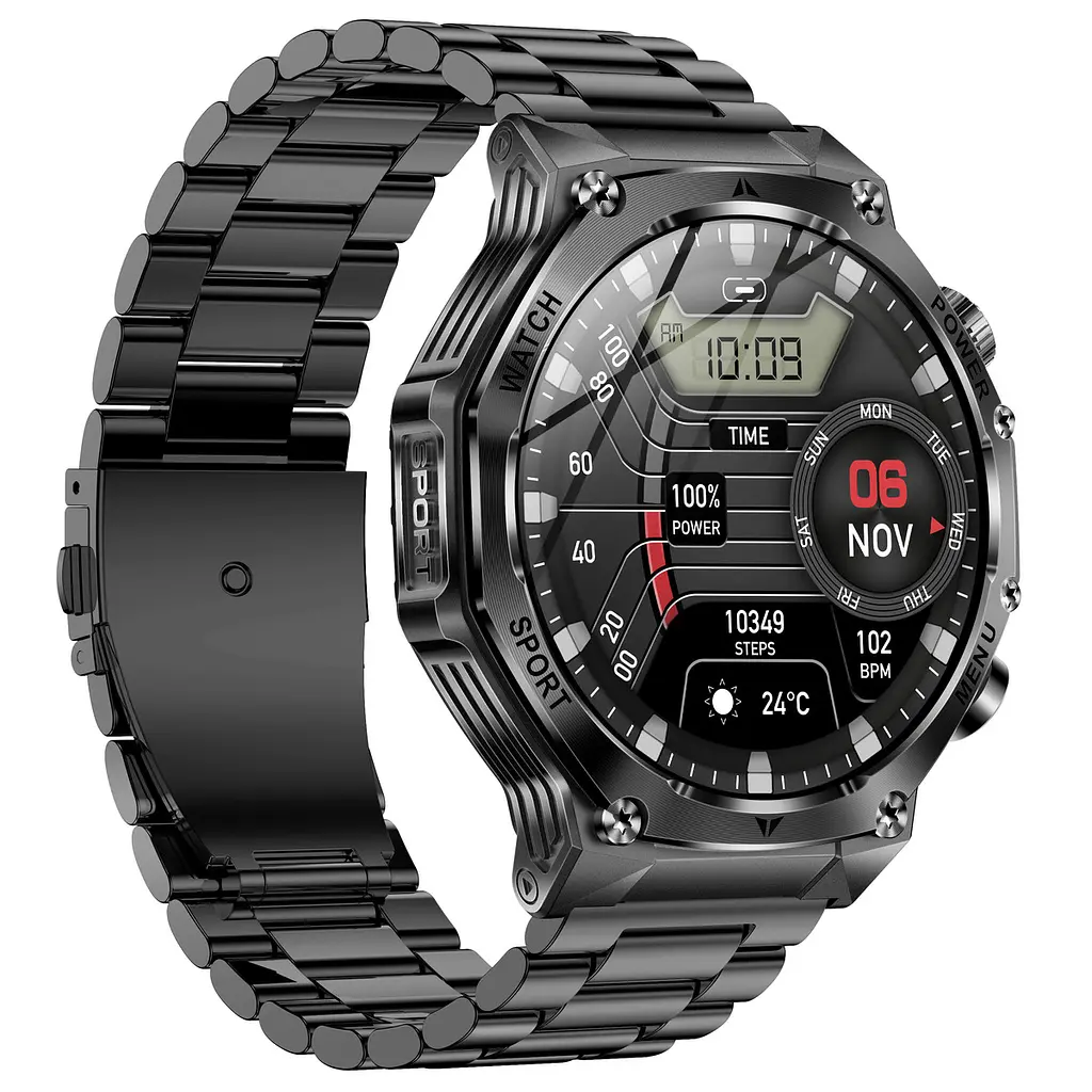 Часы Smart Surf X Pro Black Steel, 2 ремешка - фото 4