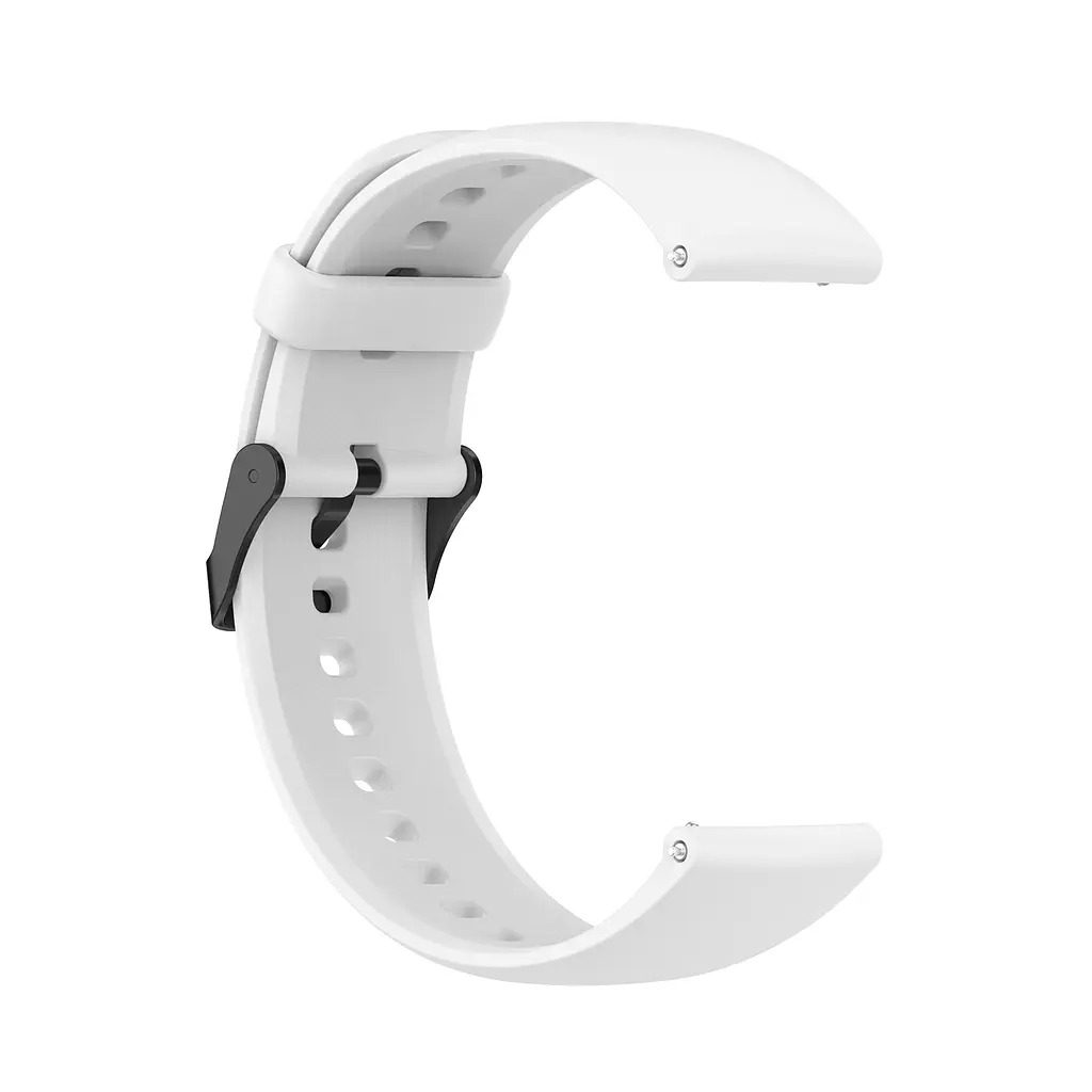 Ремінець силіконовий для смарт-годин BeWatch HW Huawei Watch 22 мм Білий (102HW01) - фото 4