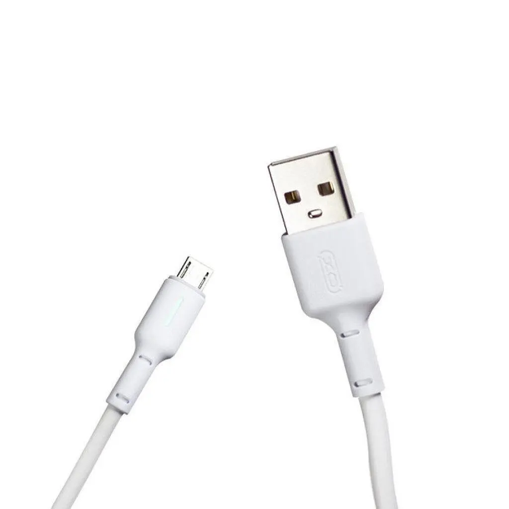 Кабель XO NB112 USB - micro USB (M/M), 1 м, Белый (NB112-M-WH) - фото 2