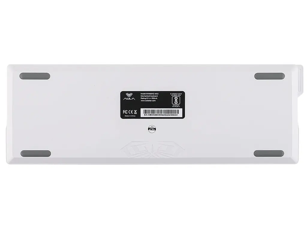 Клавиатура игровая механическая AULA WIN-68 HE Max White-Blue Magnetic switch ENG/UKR - фото 4