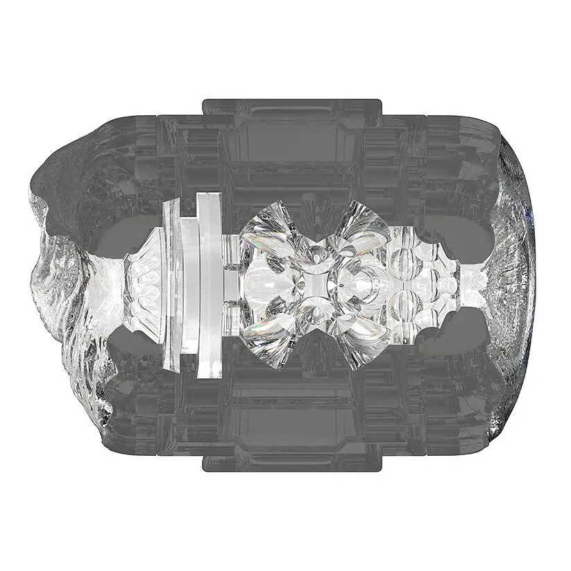 Двосторонній мастурбатор Fleshlight Quickshot Stoya, компактний, наскрізний, зі зліпка вульви та ануса - фото 4