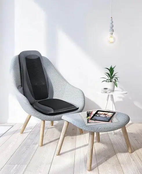 Масажна накидка на крісло NAIPO Neck & Back Massager з підігрівом, вібрацією та функцією масажу Шиатцу; модель - MGBK-2606H - фото 5