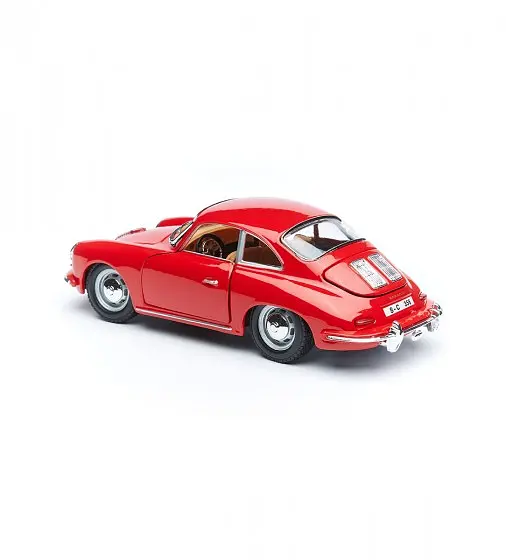 Автомодель Bburago Porsche 356B 1961 р 1:24 червоний (18-22079) - фото 3