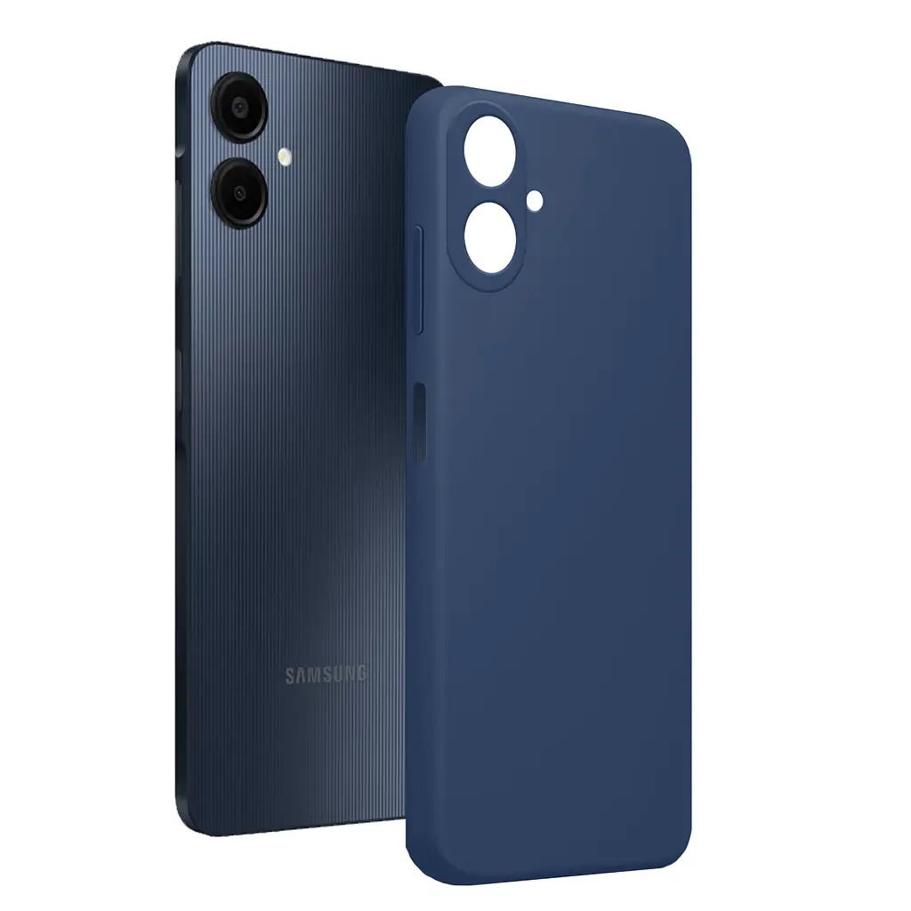 Чохол Make Samsung A07 Silicone Dark Blue - фото 4