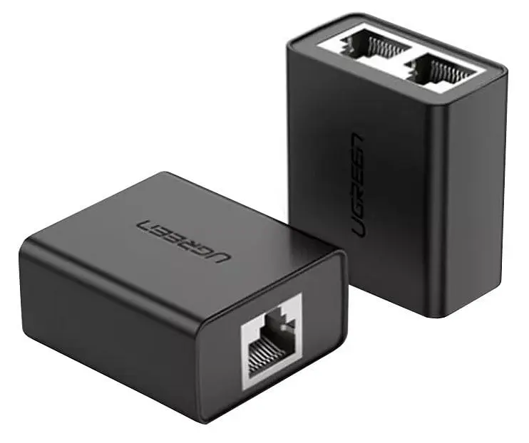Спліттер Ugreen CM210 RJ-45 1 To 2 Ethernet Converter 2 pcs (50923) чорний