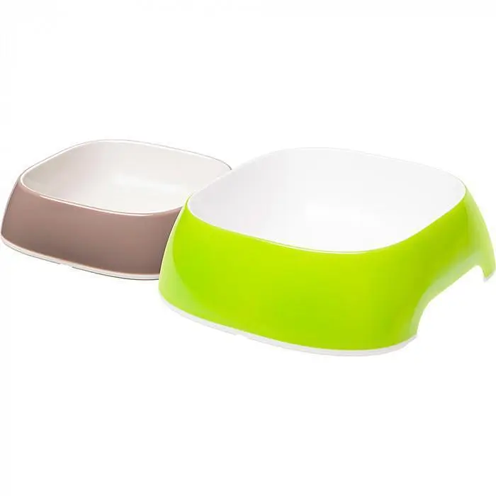 Миска Ferplast Glam Extra Small для собак і котів, 13×12×3,5 см, з нековзною основою, сіро-бежевий - фото 5