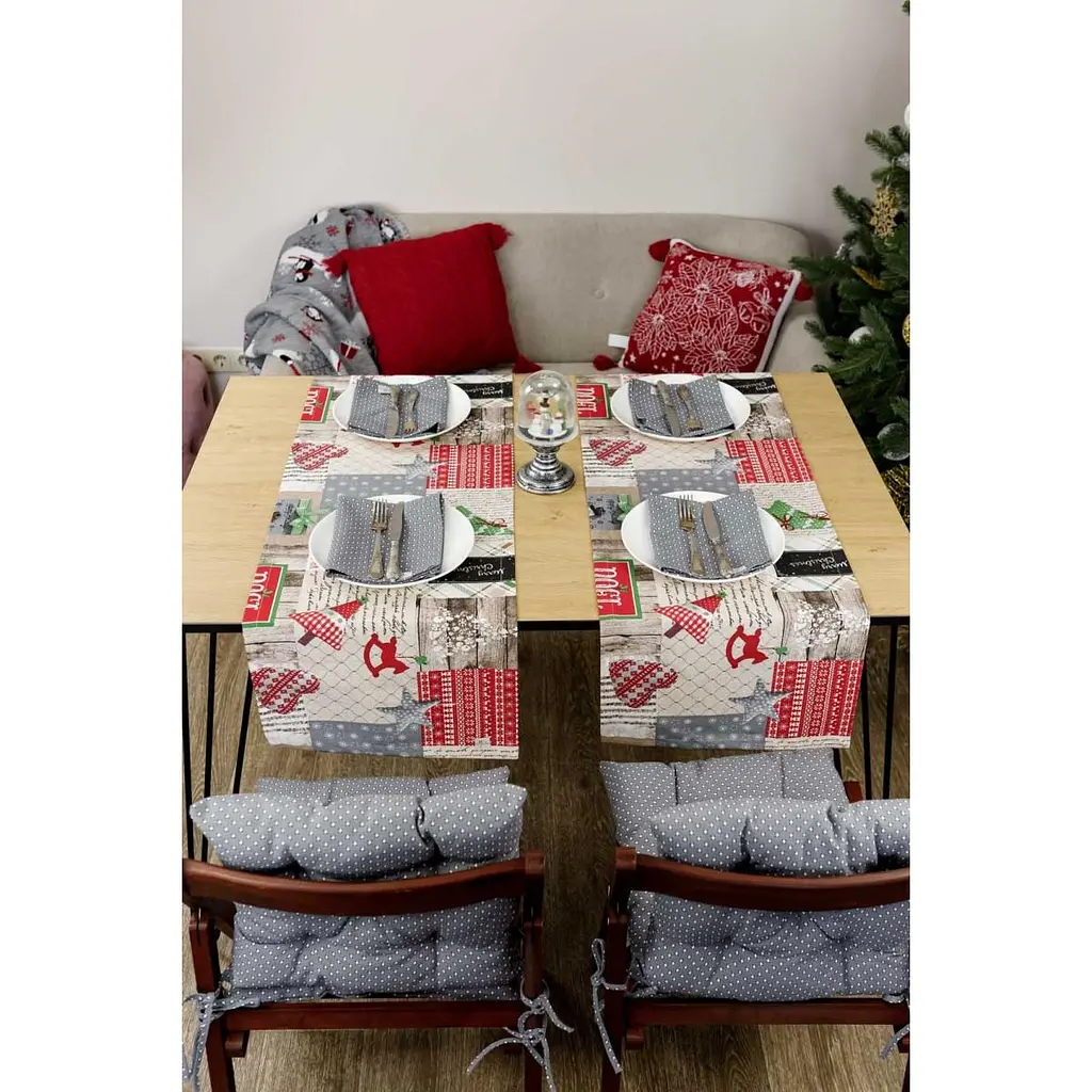 Ранер Прованс Merry Christmas гобеленовий 140x40 см (31476) - фото 5