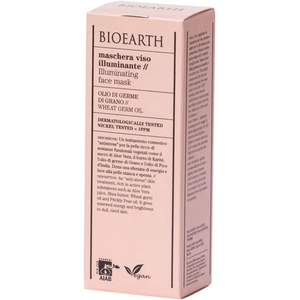 Маска для обличчя Bioearth M&S Illuminating Face Mask коалінова, антиоксидантна та освітлююча з глибоким зволоженням для тьмяної  шкіри 100 мл - фото 3