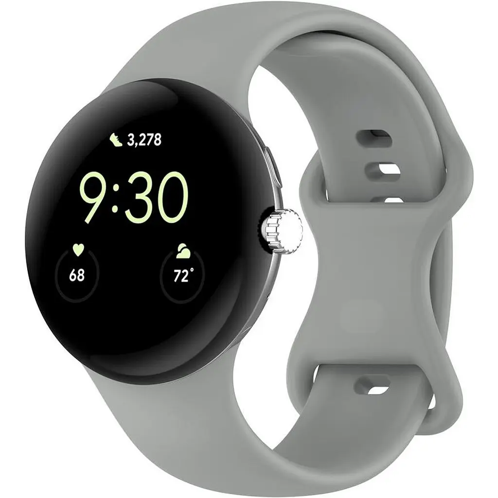 Ремінець ArmorStandart Silicon Band для Google Pixel Watch/Watch 2/Watch 3/Watch 4 Grey (ARM75418) [105455] - фото 3