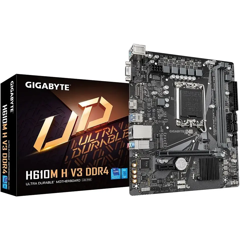 Материнська плата Gigabyte H610M H V3 DDR4 Socket 1700 - фото 2