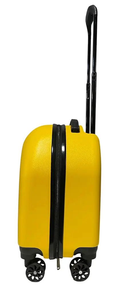 Дитяча валіза D01 Yellow Dino mini XS полікарбонат-ABS 46x34x23 см Жовтий - фото 4