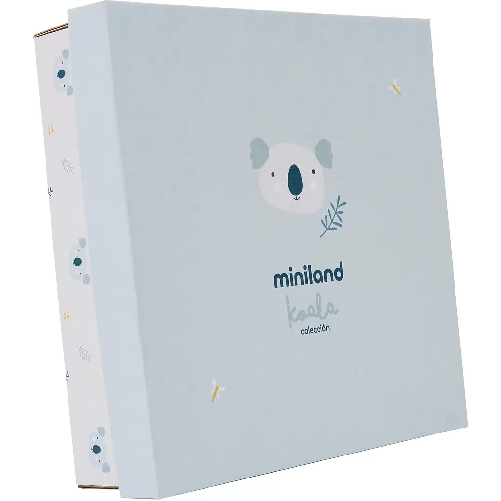 Подарунковий набір в коробці (текстильний комфортер та брязкальце) Miniland Baby Koala Gift (97380) - фото 2