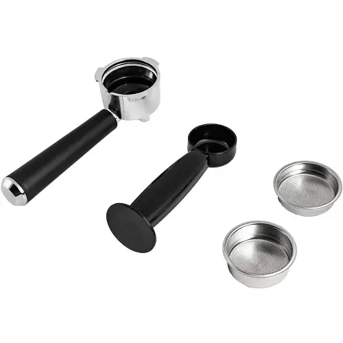 Кавоварка Liberton LCM-2206, Black/Inox, 950W, ріжкова, резервуар для води 1л, ручний капучинатор, приготування 2 чашок одночасно - фото 3
