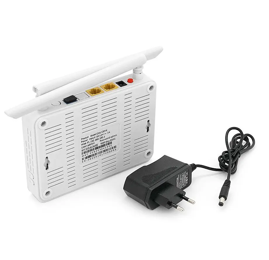Абонентський оптичний мережевий термінал EPON Merlion ONU-1201-K 1GE+1FE+WiFi - фото 3