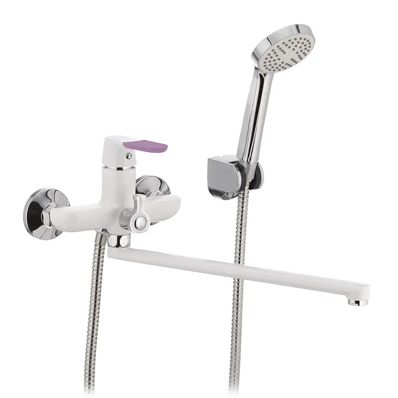 Змішувач для ванни Mixxus Premium Tiger 006 white MI0572 Білий матовий - фото 2